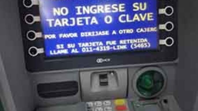 Quejas por los cajeros