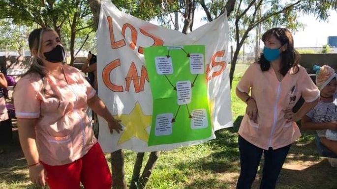 Niños aprenden sobre buenas prácticas de salud y prevención ante el grooming y violencia