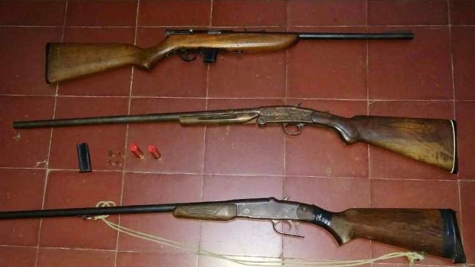 Preso por sustraer dos porcinos y por “tenencia de armas de fuego”