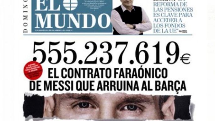 Afirman que el salario de Lionel Messi deja en bancarrota al Barcelona