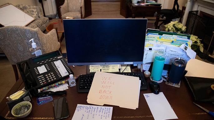 El Congreso suspendió la certificación del triunfo de Biden