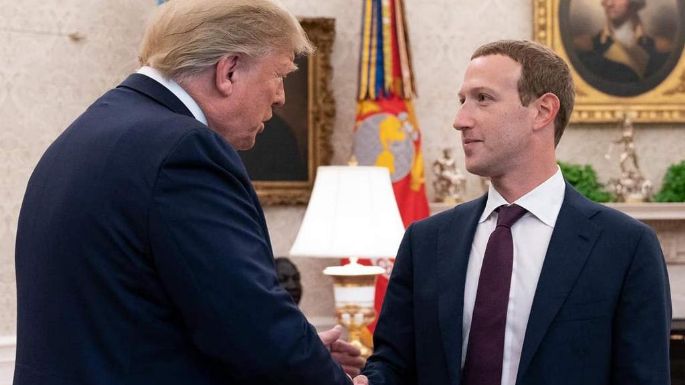 Zuckerberg bloqueó las cuentas de Facebook e Instagram de Trump