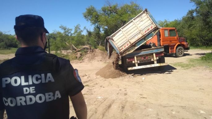 Labraron infracciones por extracción indebida de arena