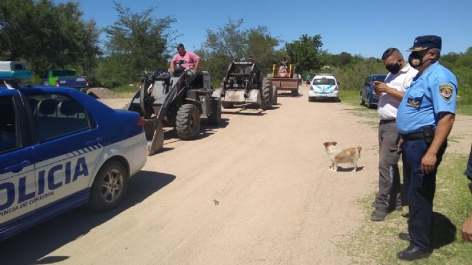 Labraron actas por la extracción ilegal de arena del Ctalamochita