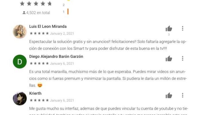 Vanced Tuber: la alternativa a YouTube suma opiniones positivas por partes de los usuarios Android