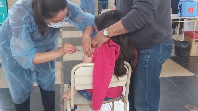 Comenzó la vacunación a menores de 3 a 11 años en la provincia