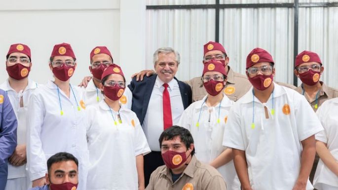 El Presidente participó de la inauguración de una planta de chacinados
