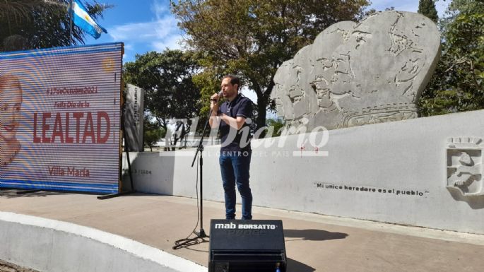 Se realizó en Villa María el acto por el Día de la Lealtad