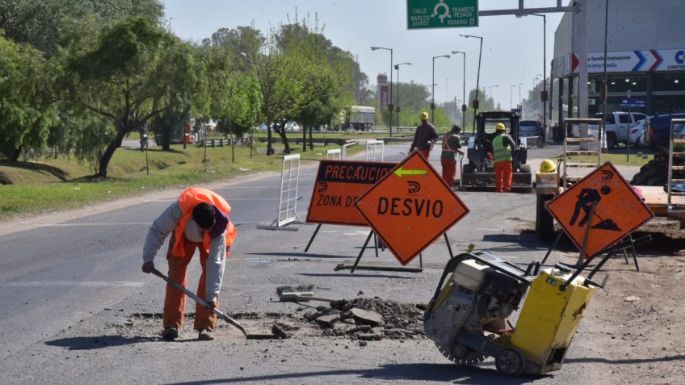 Desvíos de tránsito por obra de bacheo