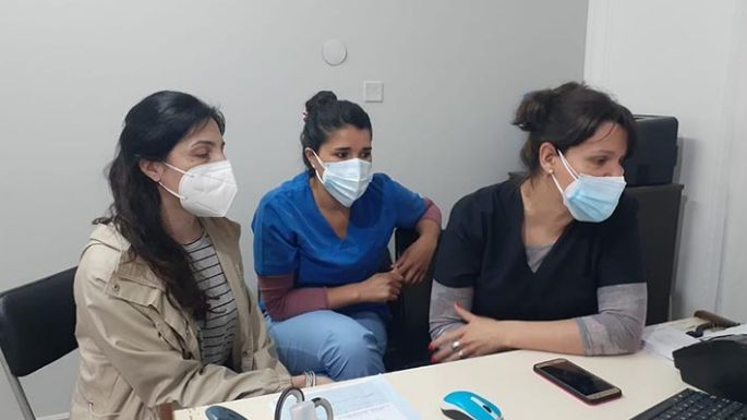 Capacitaron a personal de salud