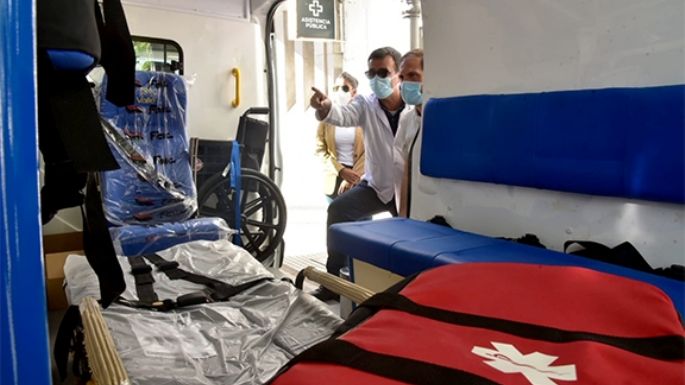 Nueva ambulancia para el 107