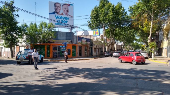 Desvío en 25 de mayo y Mendoza por un accidente