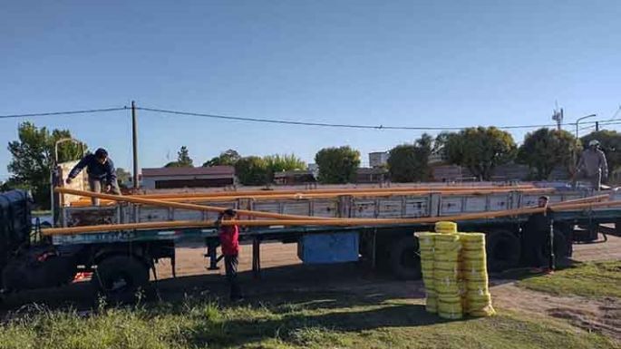 Comienza la obra de gas domiciliaria