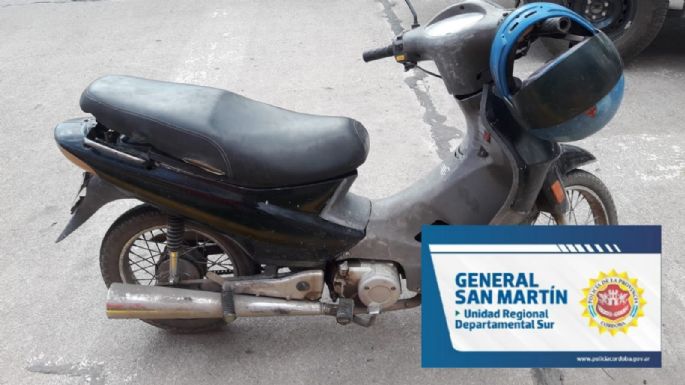 Se retuvo una moto que tenía un pedido de secuestro desde 2015