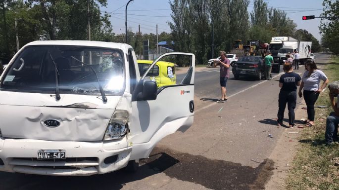 Cuádruple choque a la altura del barrio Vista Verde
