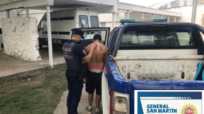 Intentó robar una motoguadaña y fue detenido