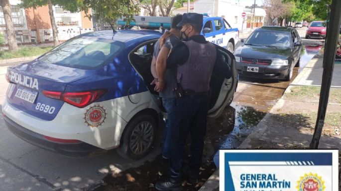 Fue detenido porque rompió la orden de restricción que mantenía con su ex