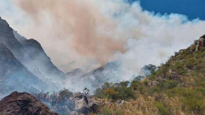 Bomberos lograron contener el incendio en la zona de La Paz