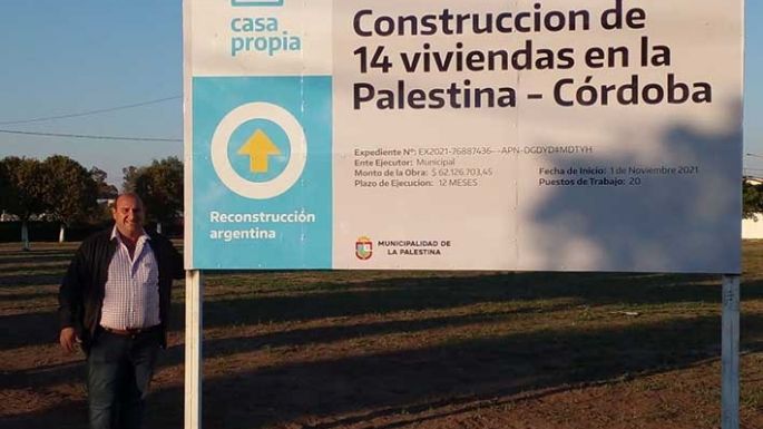 Comienzan a construir 14 viviendas del plan nacional Casa Propia