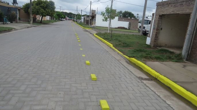 Pintan las bicisendas