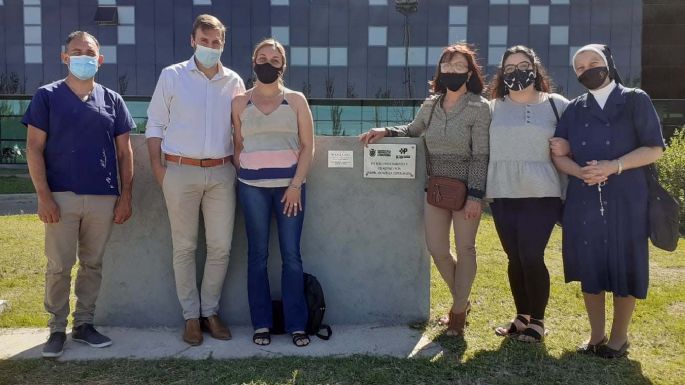 Personal del Hospital rindió un sentido homenaje a Jorge Ranco