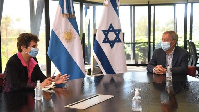 Schiaretti recibió a la embajadora de Israel