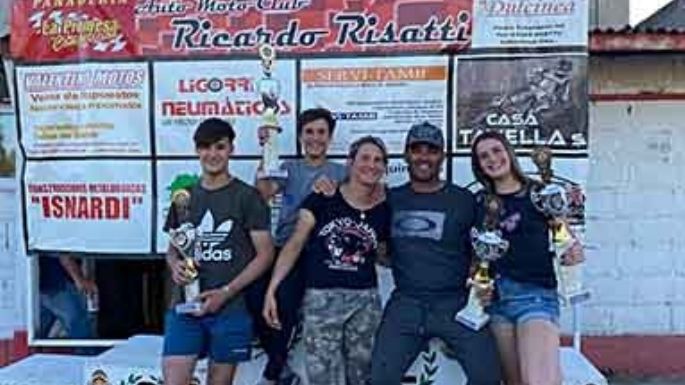 Varios triunfos locales y festejos de una familia en Laboulaye