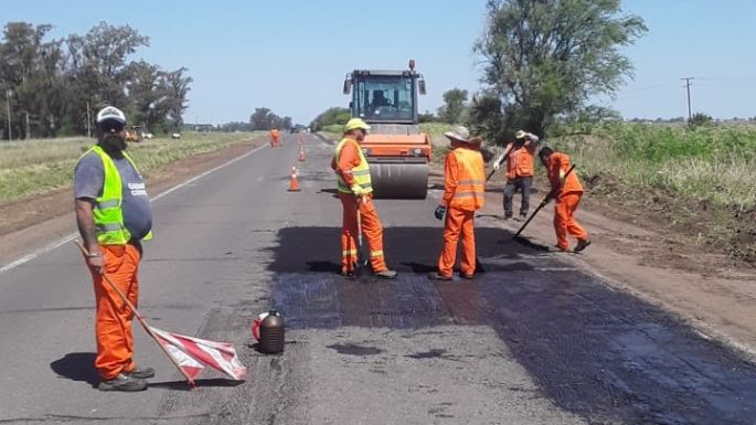 Reparan la vieja ruta nacional 9