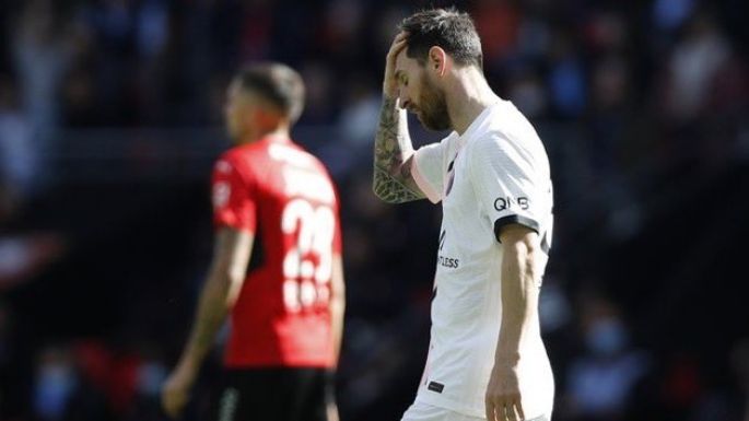 El PSG de Messi perdió el invicto en la Ligue 1
