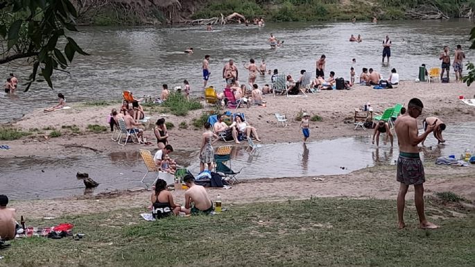 El calor en Villa María se disfruta en la costanera