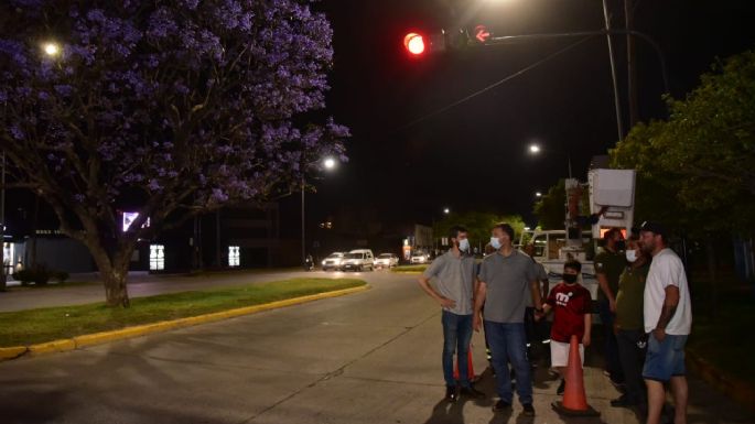 Toda la iluminación de Bulevar Argentino - Raúl Alfonsín se recambió a LED
