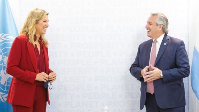 El Presidente se reunió con Máxima en Roma