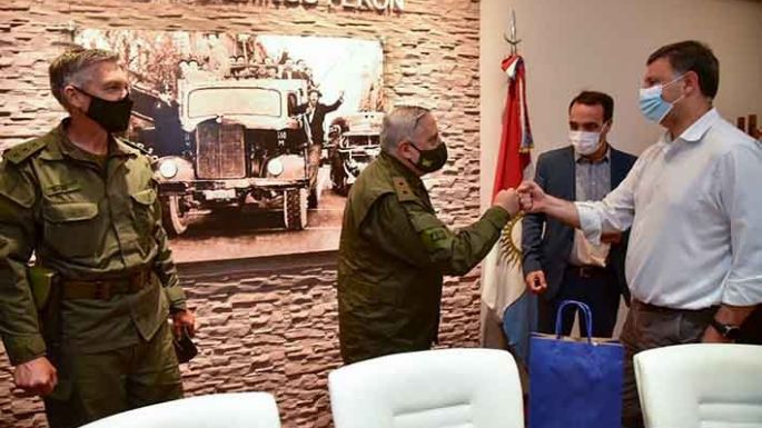Rosso se reunió con representantes de Gendarmería Nacional
