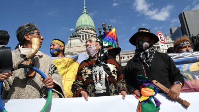 Pueblos originarios marcharon para pedir una nueva prórroga de Emergencia Territorial