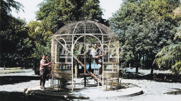 La inauguración del Parque  y la plantación de árboles