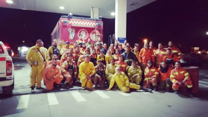 Bomberos de Villa María volvieron de combatir los incendios