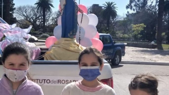 Celebraron el Día de la Virgen María del Rosario