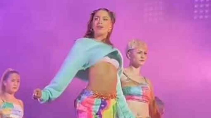 Valu Toranzo debutó como bailarina de Tini Stoessel