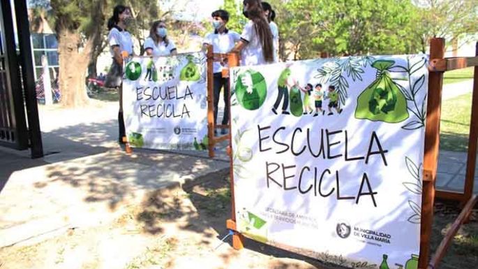 Una  apuesta al reciclado en escuelas