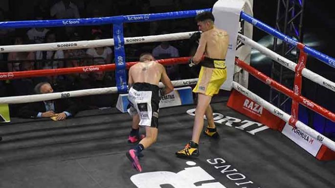 Una campeona ante poco público