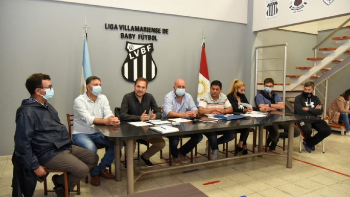 Clubes de la Liga Villamariense de Baby Fútbol recibieron aportes municipales