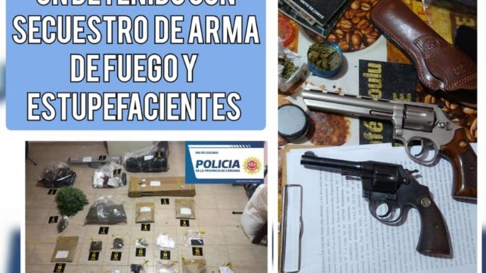 Le allanaron la casa por un robo y encontraron drogas y armas de fuego