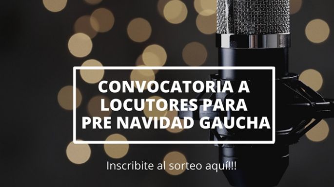 Seleccionan locutores