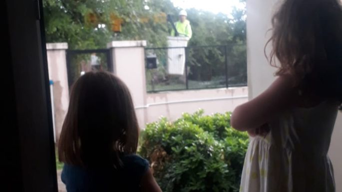 Cortes de energía por la tormenta