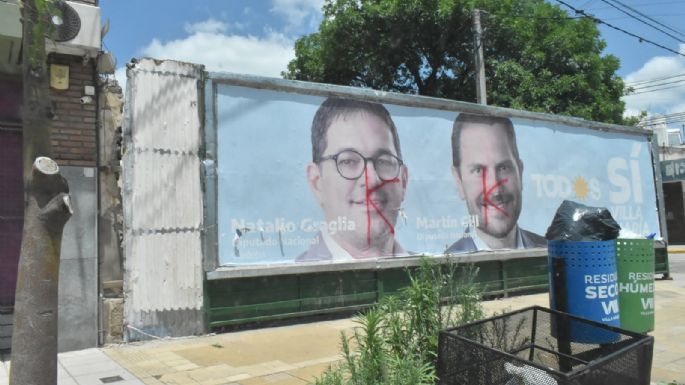 Varias "K" pintadas aparecieron en distintos puntos de la ciudad