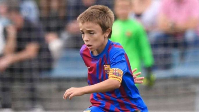 Pedrito Juárez, el pequeño salteño de siete años que la rompe en el Barcelona