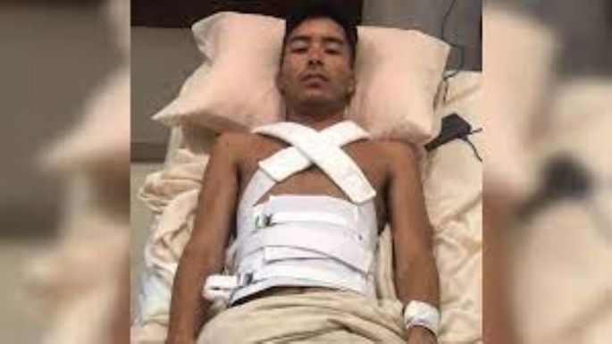 Regresó a Córdoba el joven que se accidentó en México y quedó postrado