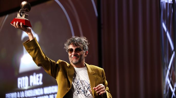 Fito recibió el Grammy a la excelencia por ser "parte del gran laboratorio artístico argentino"