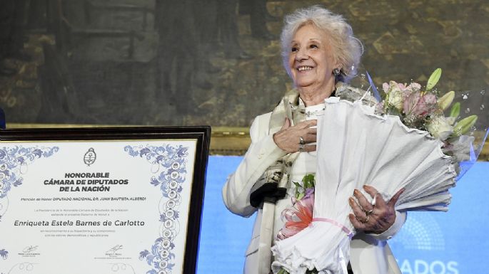 La Cámara de Diputados distinguió a Estela de Carlotto
