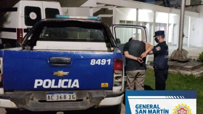 Dañó la motocicleta de su pareja y terminó detenido
